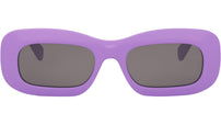 3 Dots Purple Rectangle Sunglasses