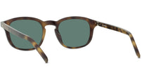 K Logo Havana  Square Sunglasses