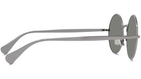 Boke Flower Silver Round Sunglasses