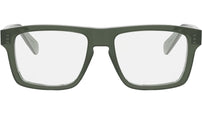 3 Dots Green Square Eyeglasses
