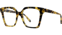 Slim Tortoise Square Eyeglasses