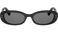 Dior Oblique B1I Black Oval Sunglasses