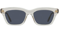 Slim Brown Geometric Sunglasses