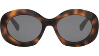 Triomphe Tortoise Round Sunglasses