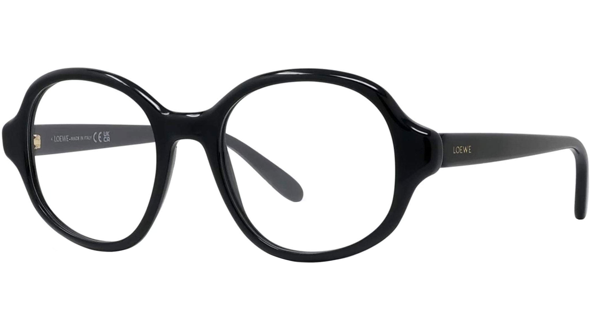Slim Black Geometric Sunglasses