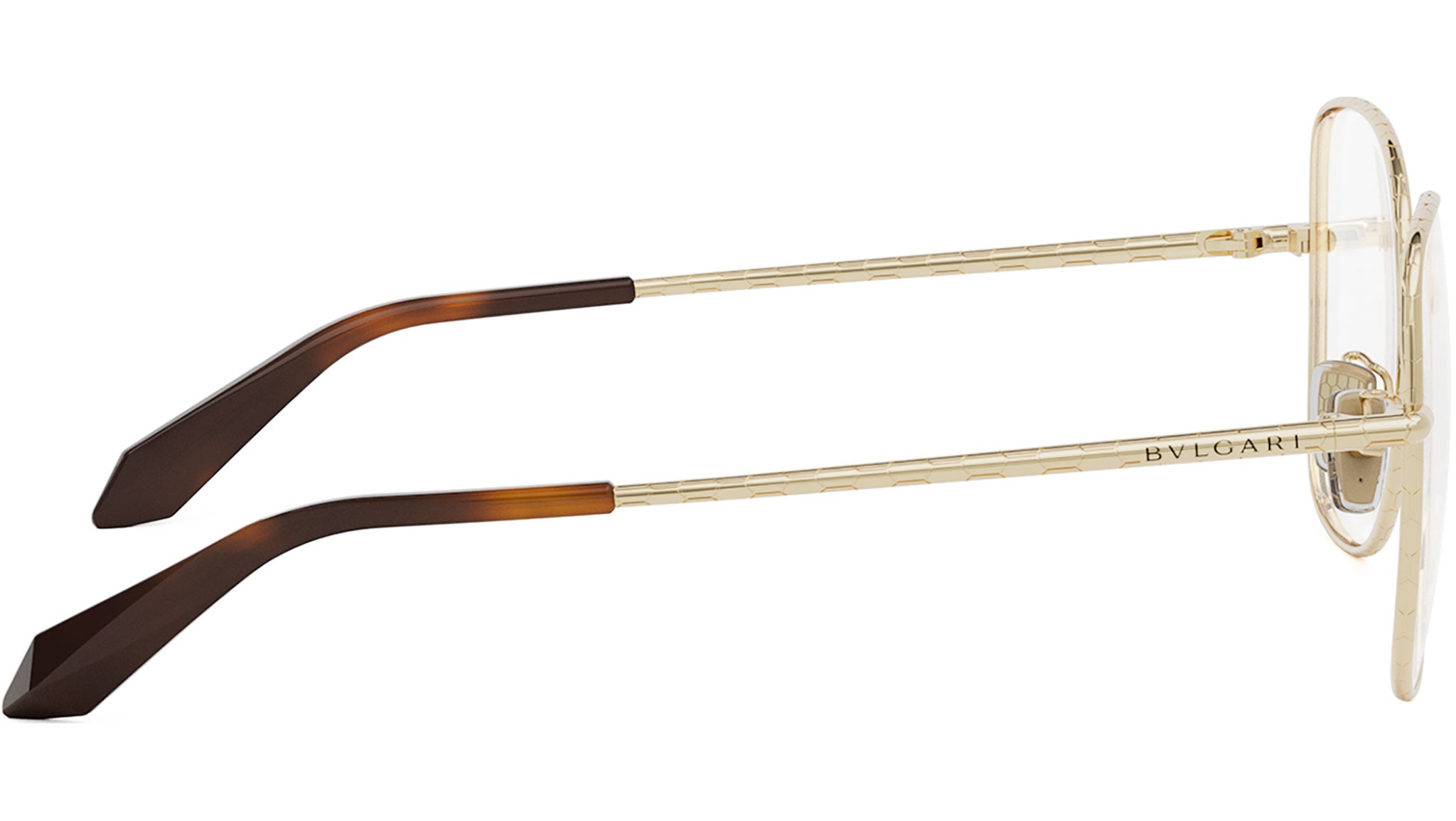 Serpenti Yellow Geometric Eyeglasses