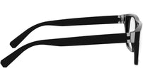Aluminium Black Rectangular Eyeglasses