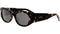 CELINE 3 Dots Tortoise Rectangular Sunglasses