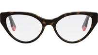 Fendi Way Havana Cat Eye Eyeglasses