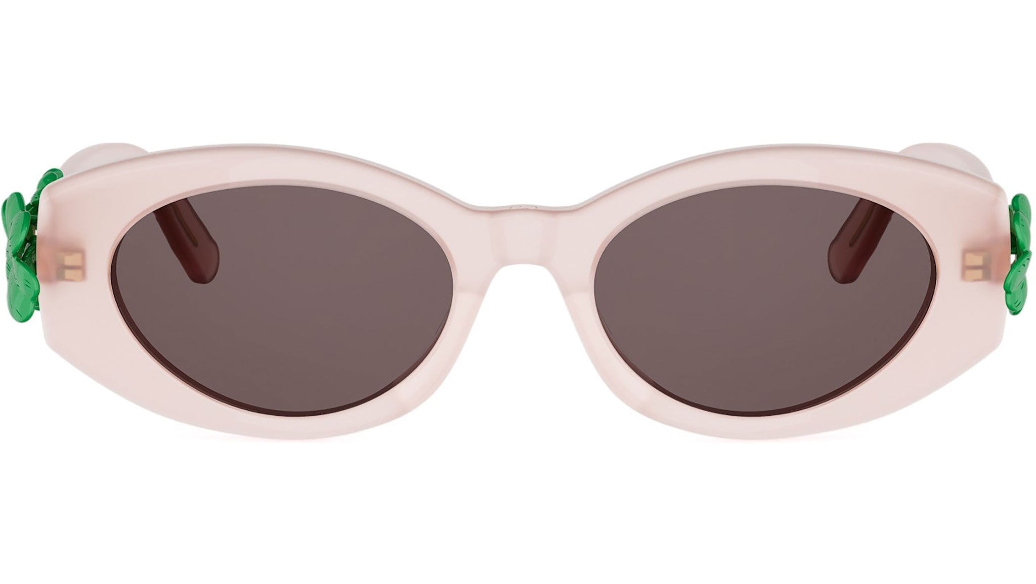 Dior Clover B1I Pink Oval Sunglasses