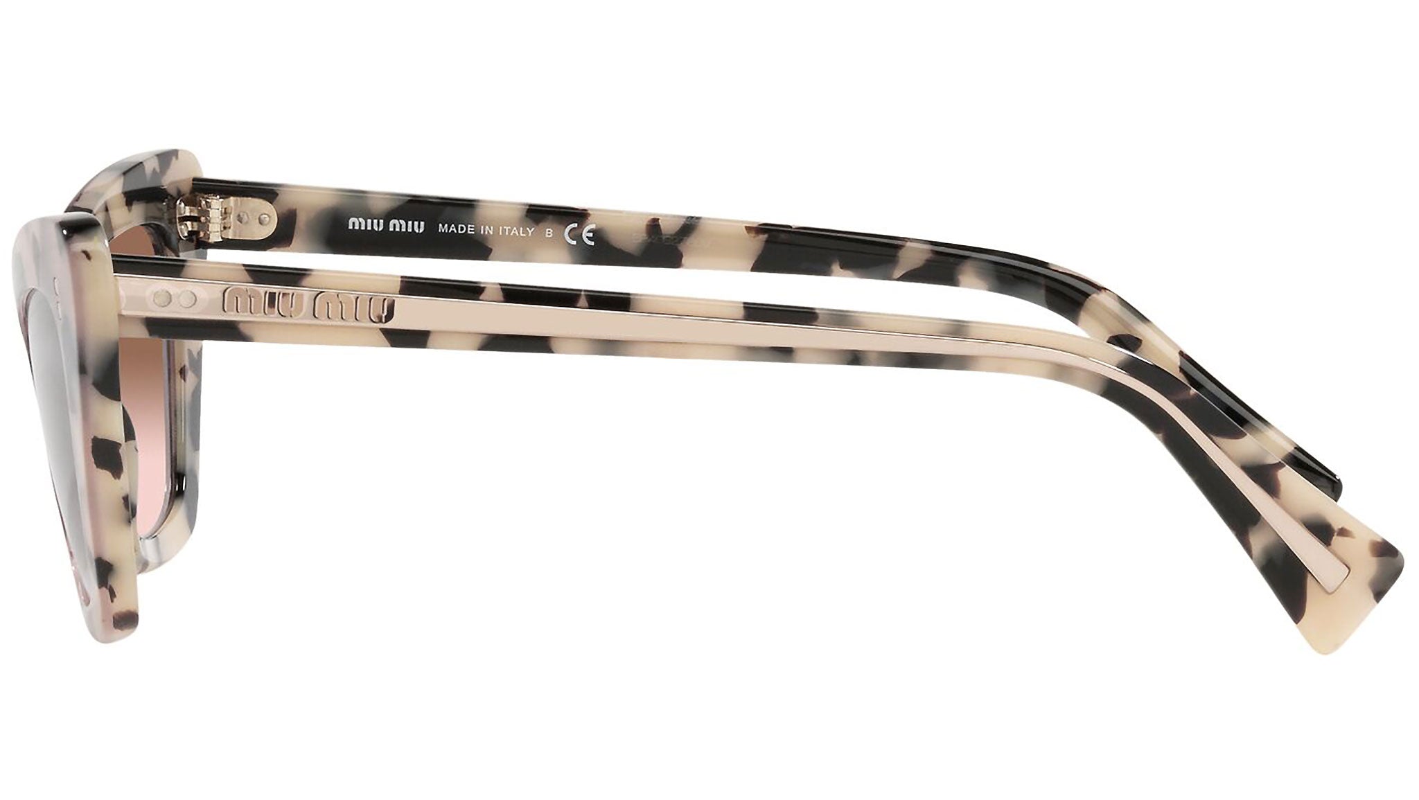 MU 03XS 07D0A6 havana / transparent pink