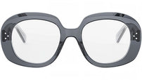CELINE 3 Dots Grey Round Eyeglasses