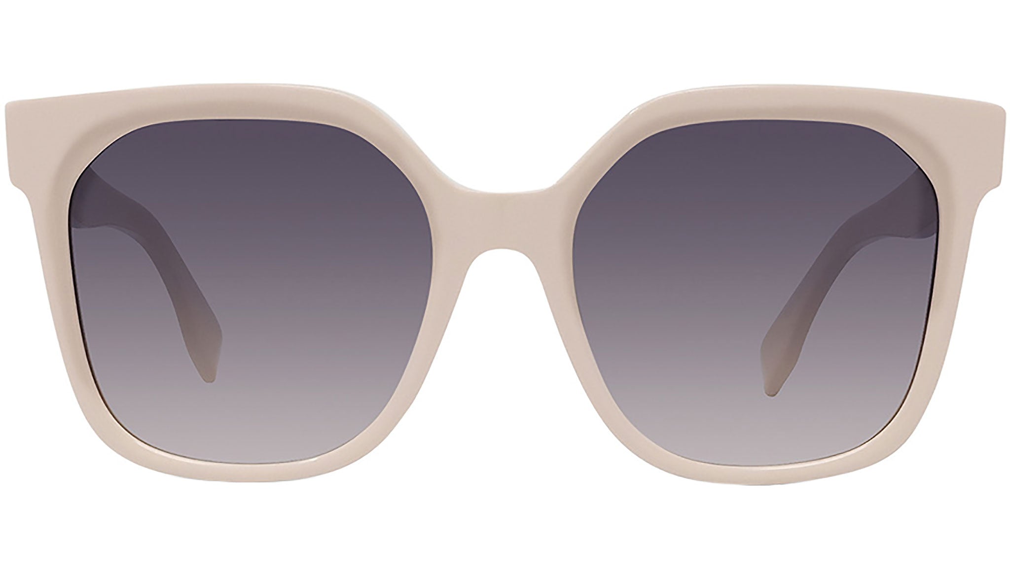 Lettering Pink Square Sunglasses