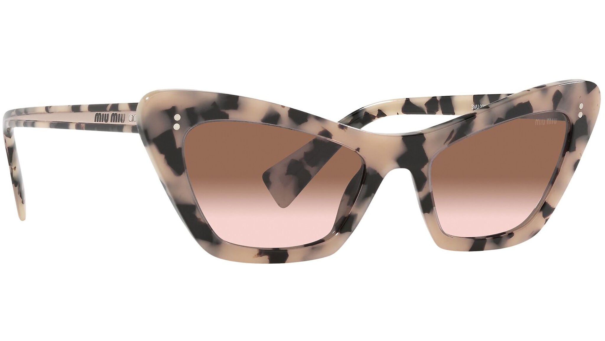 MU 03XS 07D0A6 havana / transparent pink