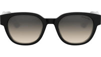 Christian Dior Label R1I Shiny Black Round Sunglasses