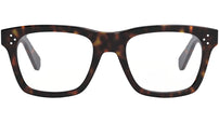 CELINE 3 Dots Havana Rectangular Eyeglasses