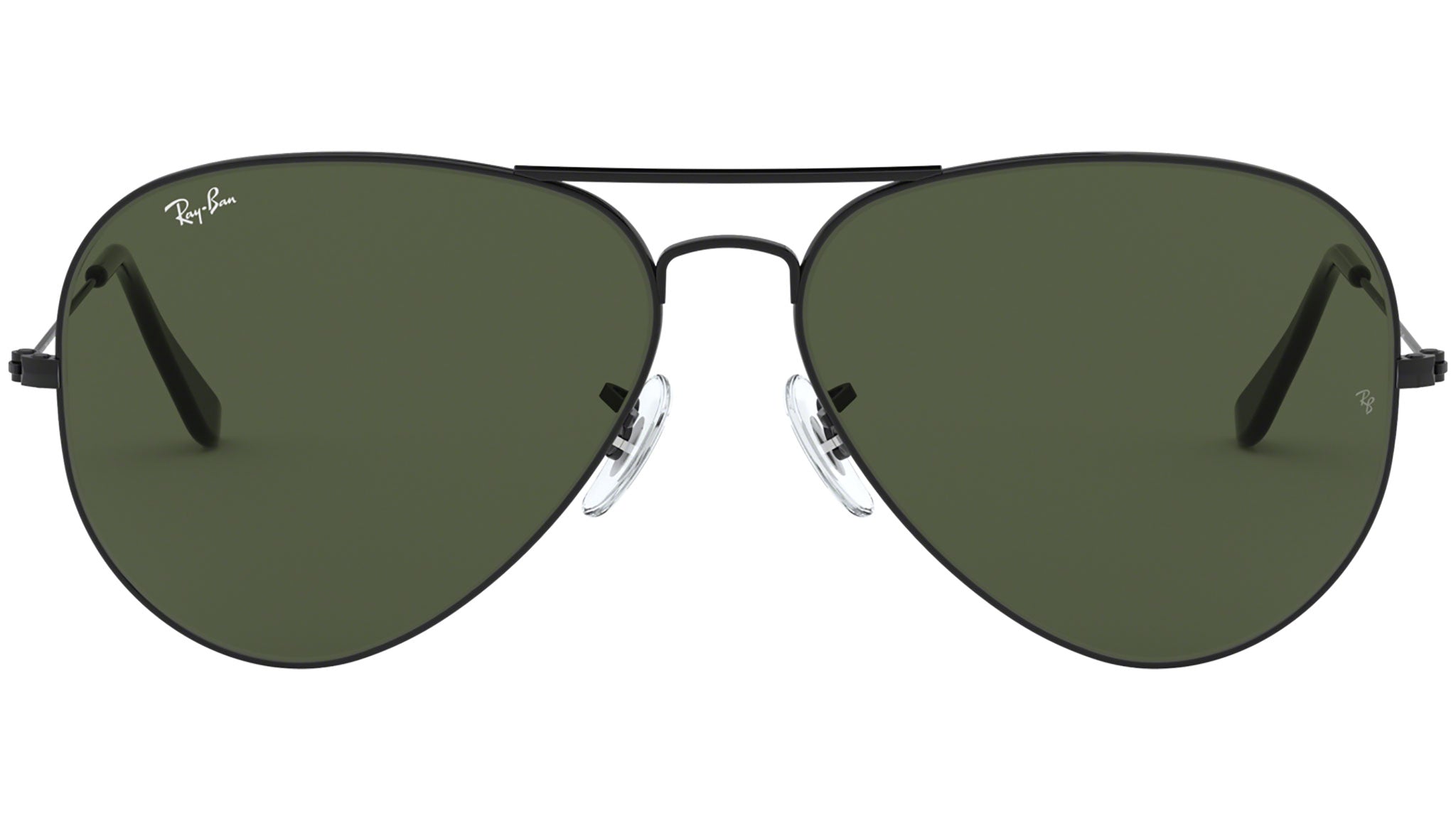 Aviator Large Metal II RB3026 L2821 Black Green